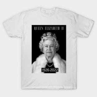 Rip Queen Elizabeth II God Bless the beautiful Queen 1926-2022 T-Shirt